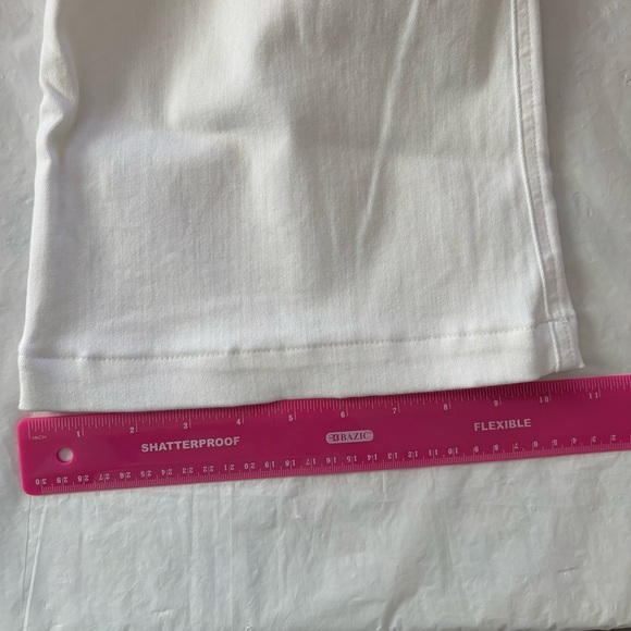 NWT SPANX Jeans Everywhere Kick Flare High Rise Pull on White SZ 1X P - Picture 8 of 12